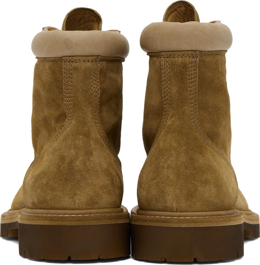 Officine Creative Brown Suede Boss 002 Boots