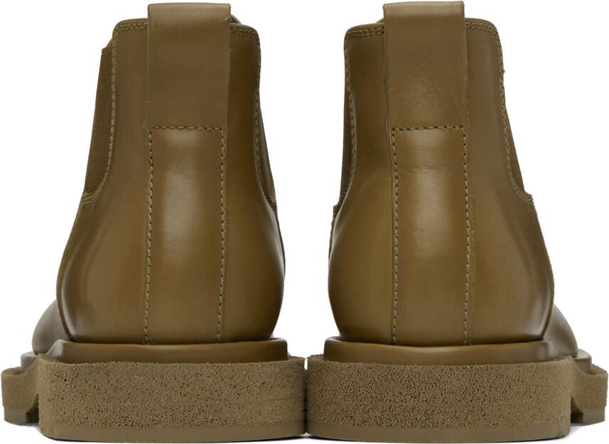 Officine Creative Green Tonal 003 Chelsea Boots