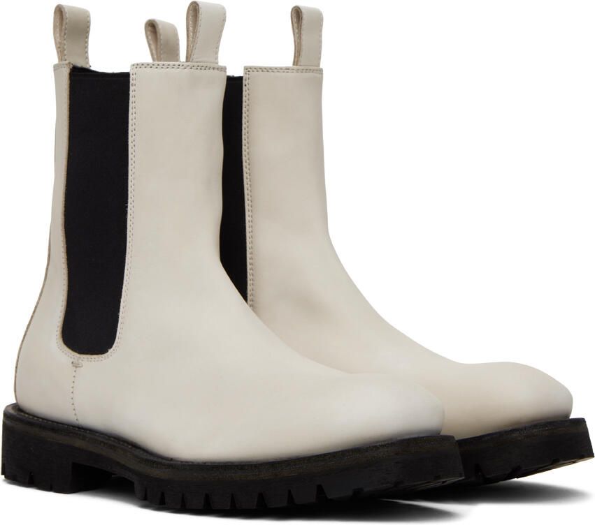 Officine Creative White Issey 002 Chelsea Boots