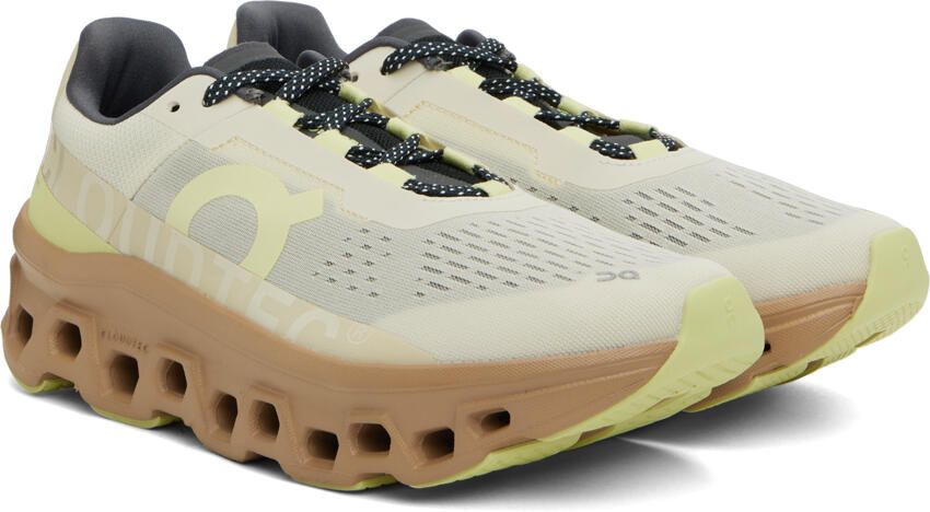 On Beige Cloudm ster Sneakers - Picture 2