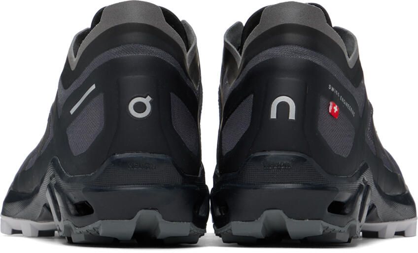 On Black & Gray Cloudventure Peak 3 Sneakers