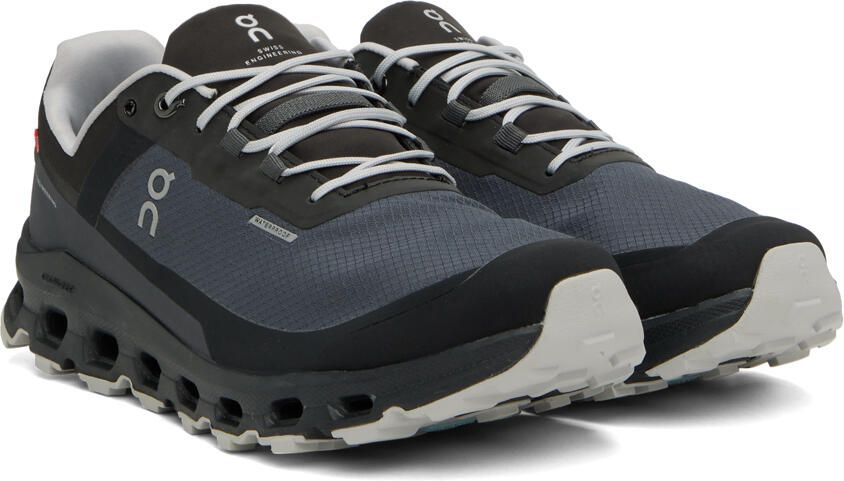 On Black Waterproof Cloudvista Sneakers - Picture 2