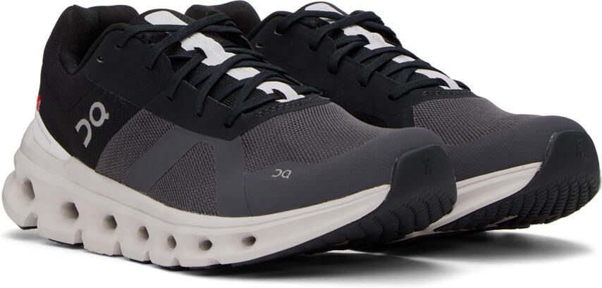 On Gray & Black Cloudrunner Sneakers - Picture 2