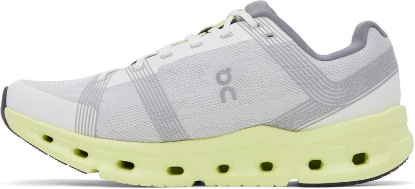 On Gray & Yellow Cloudgo Sneakers - Picture 3