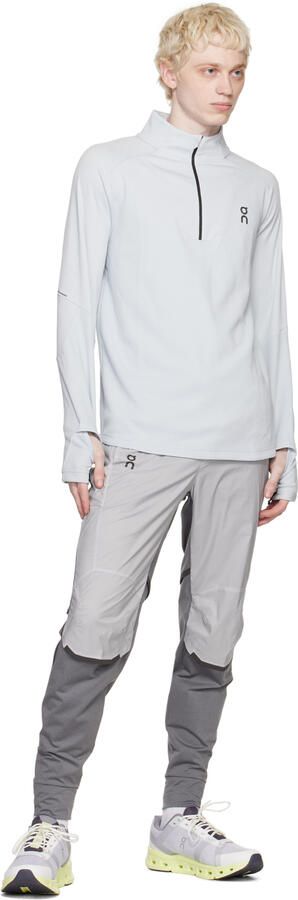 On Gray & Yellow Cloudgo Sneakers - Picture 4