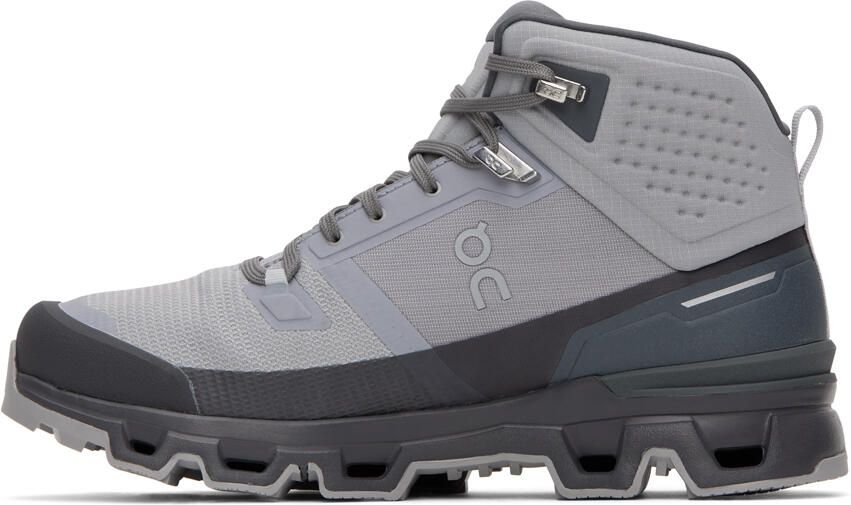 On Gray Cloudrock 2 Waterproof Sneakers - Picture 3