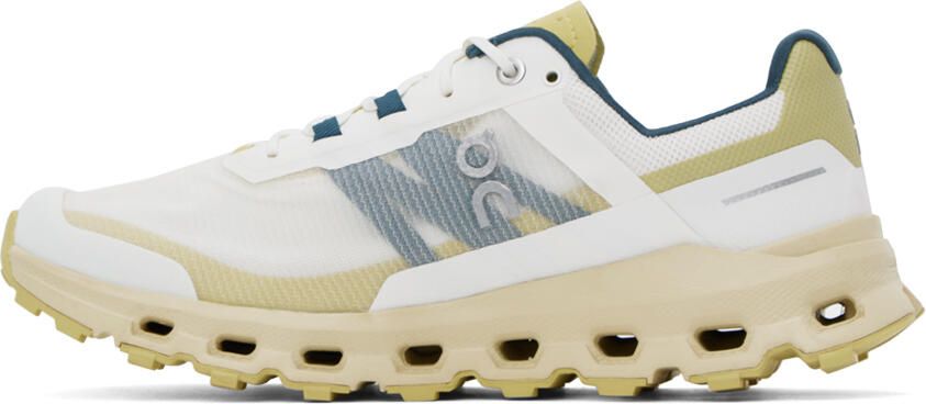 On Green & Off-White Cloudvista Sneakers - Picture 3