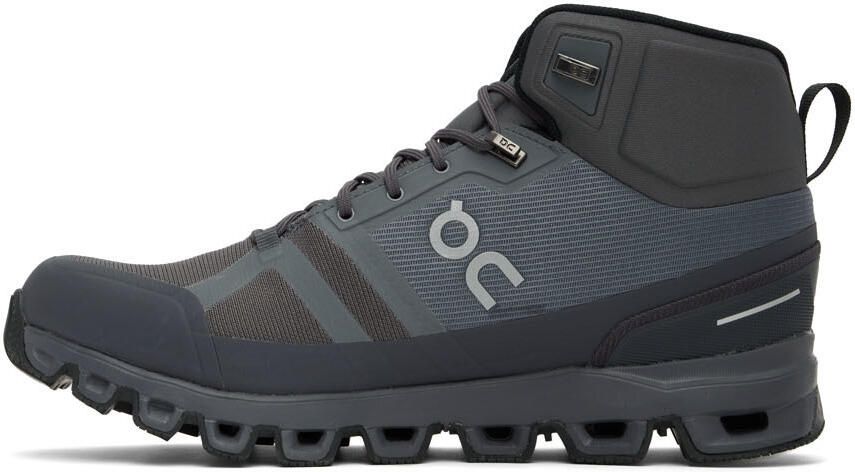 On Grey Waterproof Cloudrock Sneakers - Picture 4