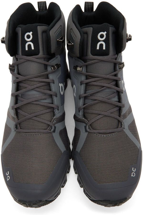 On Grey Waterproof Cloudrock Sneakers - Picture 2