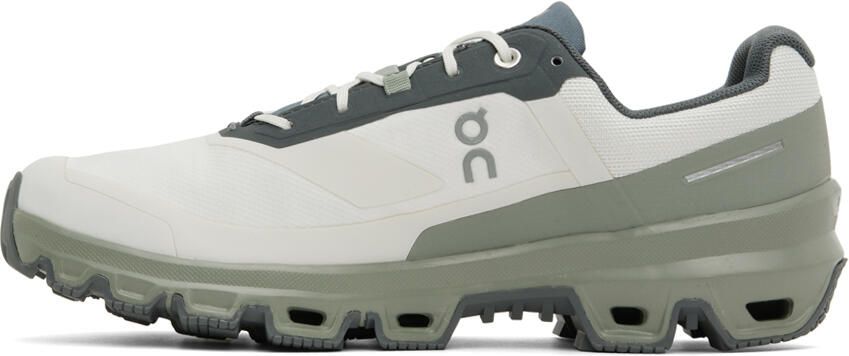 On Off-White & Gray Cloudventure Sneakers - Picture 3