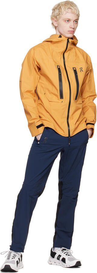 On White & Black Cloudrunner Sneakers - Picture 4