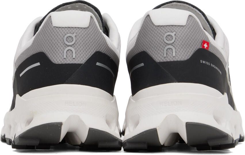 On White & Black Cloudvista Sneakers