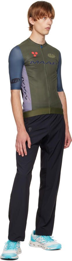 On White & Blue Cloudnova Z5 Sneakers - Picture 4