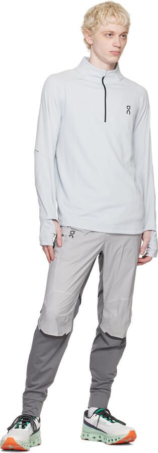 On White & Green Cloudm ster Sneakers - Picture 4