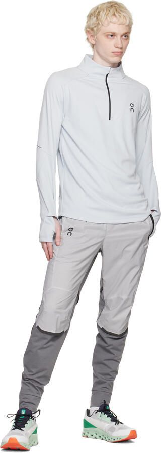 On White & Green Cloudstratus Sneakers - Picture 4