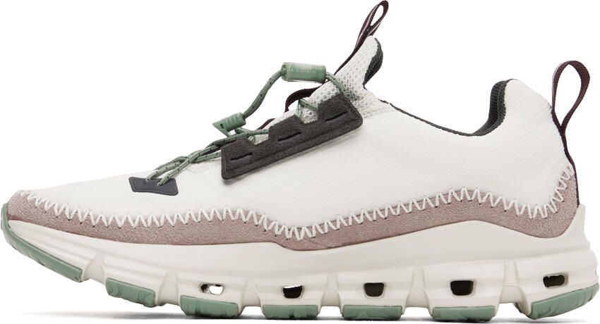 On White & Purple Cloudaway Sneakers - Picture 3