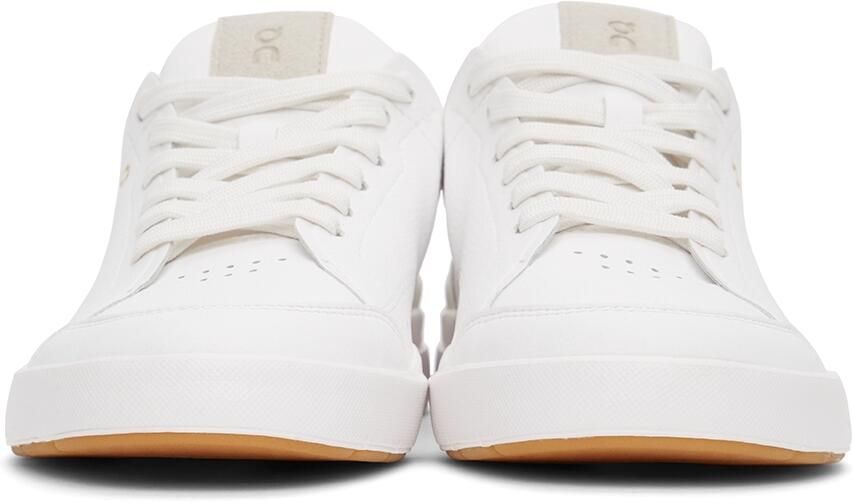 On White 'The Roger' Centre Court Sneakers - Picture 3