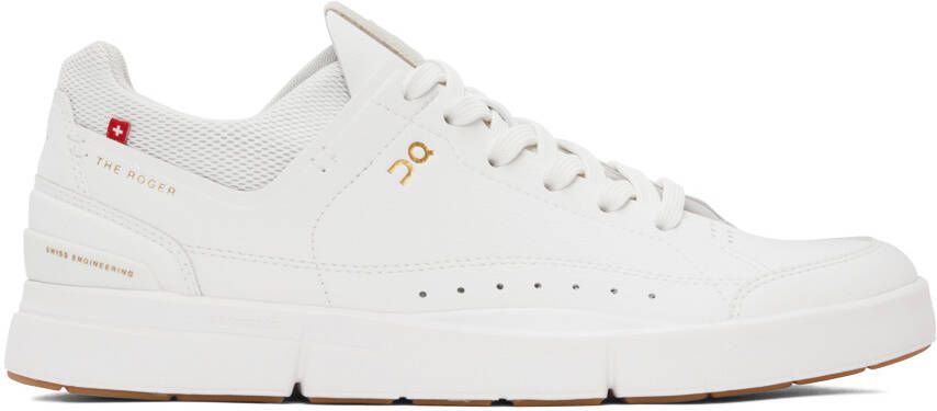 On White 'The Roger Centre Court' Sneakers - Picture 5