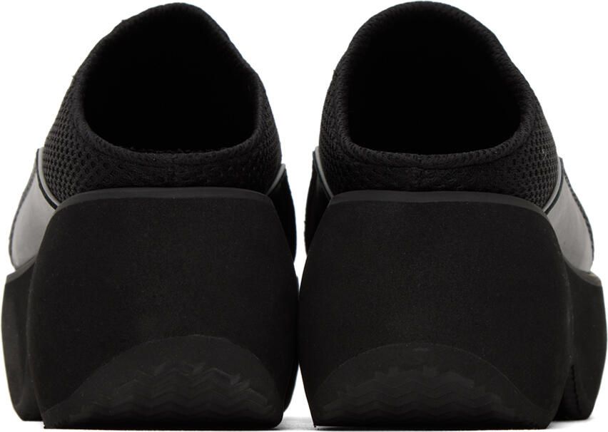 TheOpen Product Black Paneled Slippers