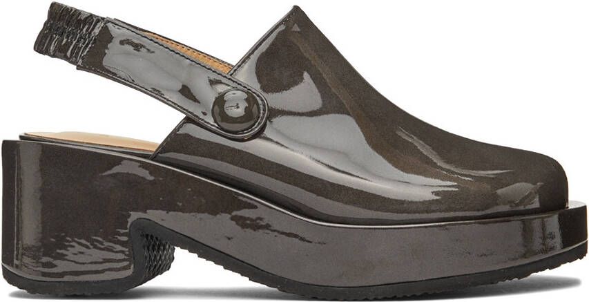 OSOI Black Tobee Clogs