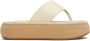 OSOI Off-White Boat Sporty Platform Sandals - Thumbnail 1