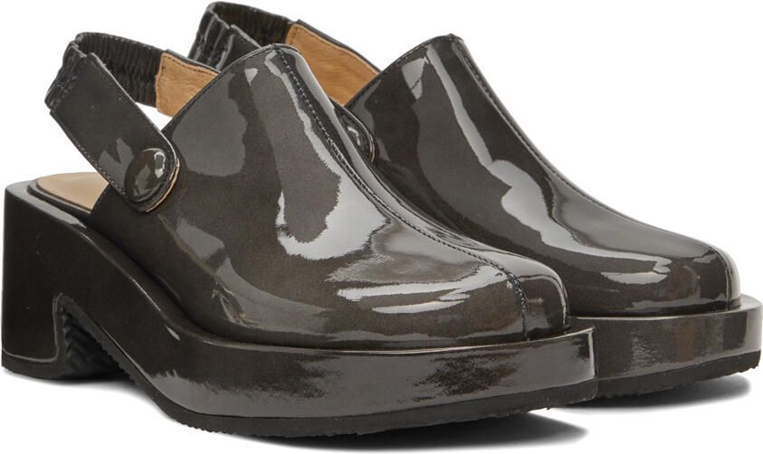 OSOI Black Tobee Clogs - Picture 2