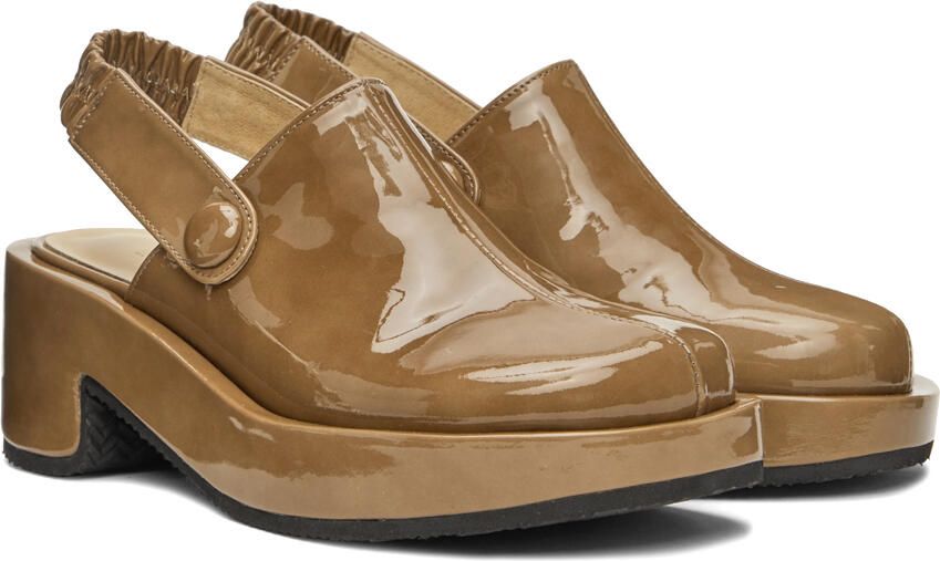 OSOI Brown Tobee Clogs - Picture 2