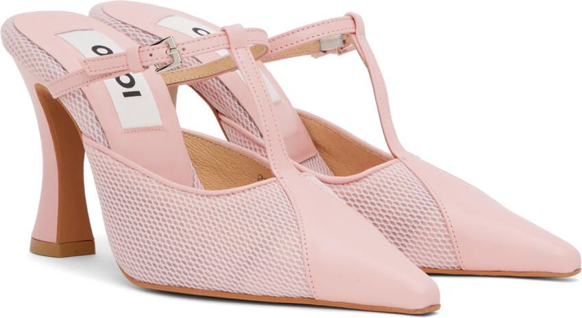 OSOI Pink Needle T-Strap Heels - Picture 3