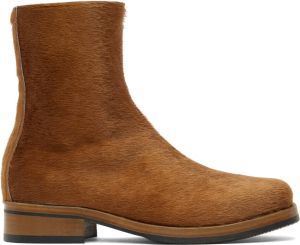 Our Legacy Calf Hair Camion Zip Boot