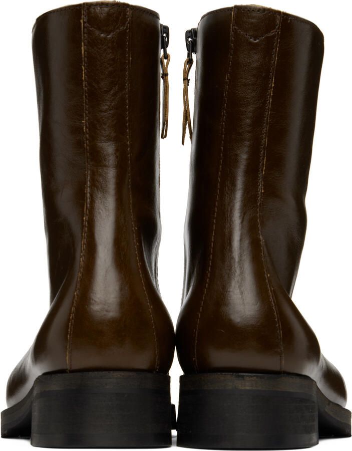 Our Legacy Brown Camion Boots - Picture 6