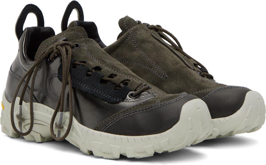 Our Legacy Gray & Silver Gabe Sneakers - Picture 2