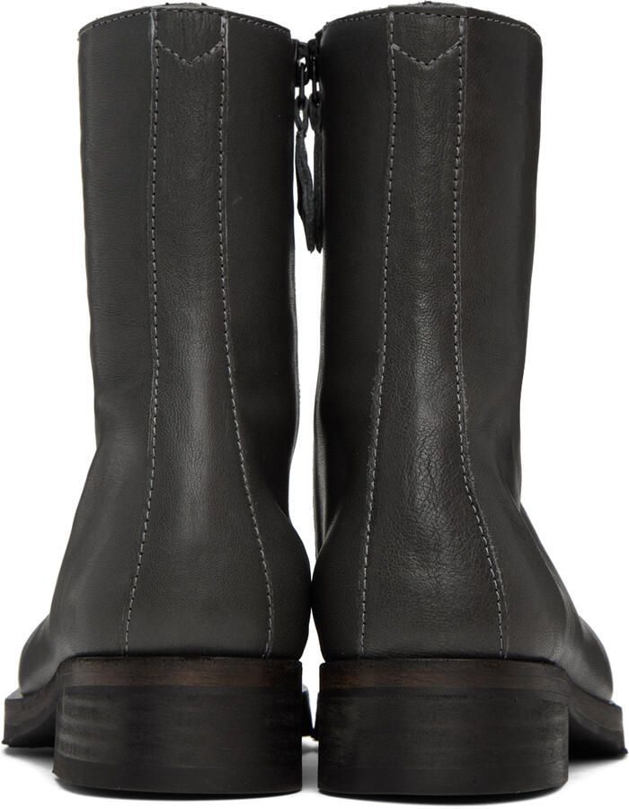 Our Legacy Gray Camion Boots - Picture 3