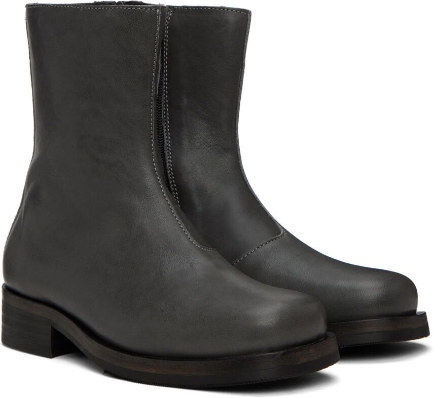 Our Legacy Gray Camion Boots