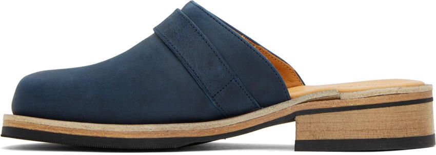 Our Legacy Navy Camion Mules - Picture 3