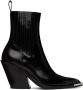 Paco Rabanne Black Leather Chelsea Boots - Thumbnail 1