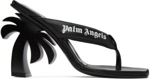 Palm Angels Black Palm Beach Heeled Sandals