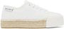 Palm Angels Off-White Lace-Up Espadrille Sneakers - Thumbnail 1