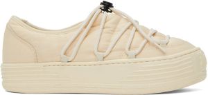 Palm Angels Off-White Snow Puffed Sneakers
