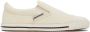 Palm Angels Off-White Square Vulcanized Slip-On Sneakers - Thumbnail 1