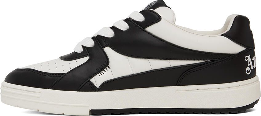Palm Angels Black & White University Sneakers - Picture 3
