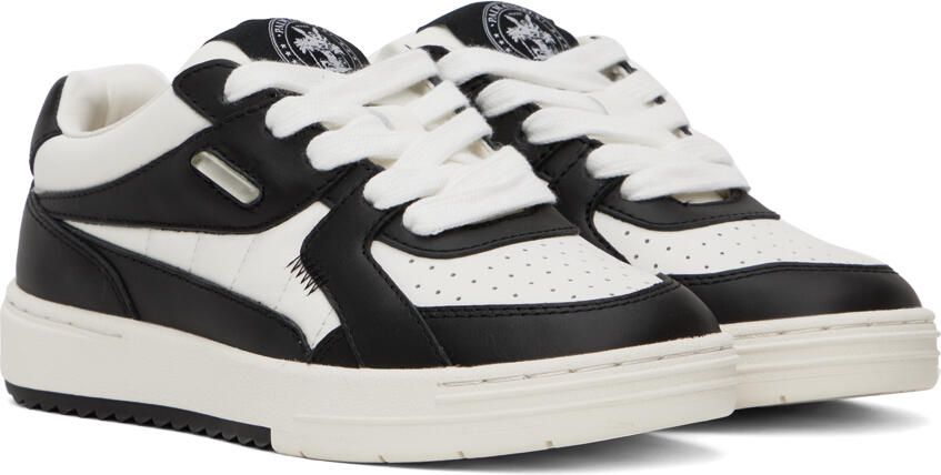 Palm Angels Black & White University Sneakers - Picture 2