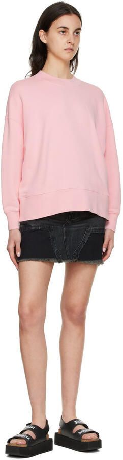 Palm Angels Black Leather Sandals - Picture 4