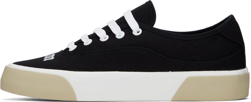 Palm Angels Black Logo Skaters Sneakers - Picture 3