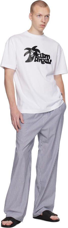 Palm Angels Black Monogram Slides - Picture 3