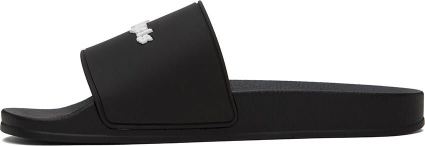 Palm Angels Black New Logo Slides - Picture 3