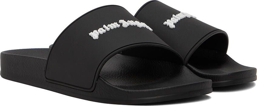 Palm Angels Black New Logo Slides - Picture 2