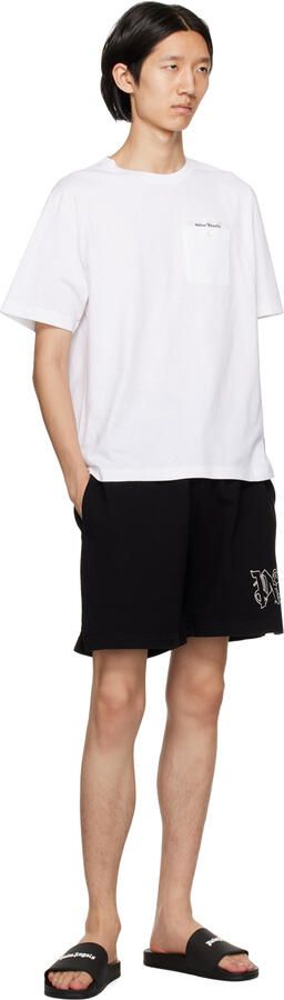 Palm Angels Black New Logo Slides - Picture 4