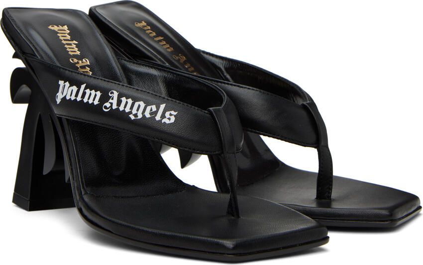 Palm Angels Palm Beach logo-print sandals Black - Picture 2