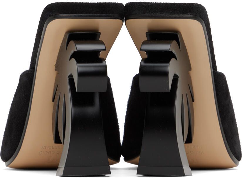 Palm Angels Black Palm Mules