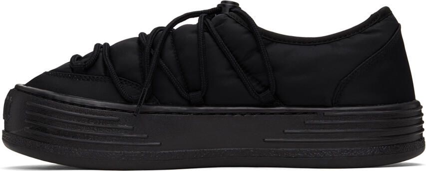 Palm Angels Black Snow Puffed Sneakers - Picture 3